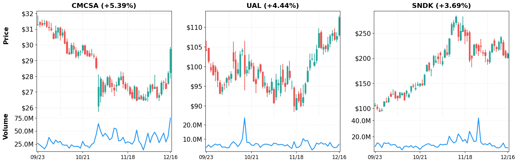 Top Gainers - 60-Day Performance